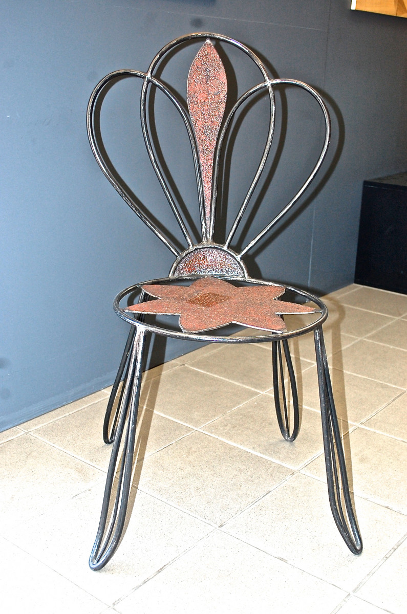 chaise-fer-forgee-decorative